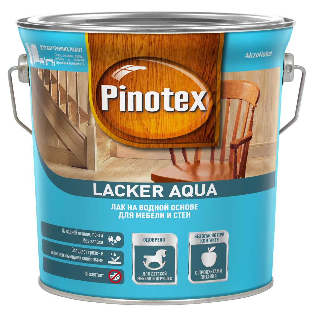 Pinotex Lacker Aqua / Пинотекс Лакер Аква  Лак для мебели и стен