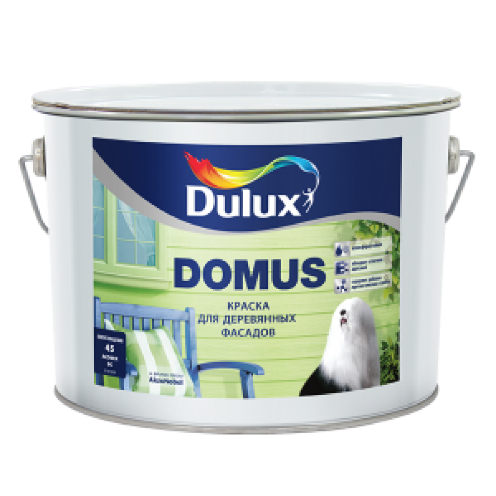 Dulux Domus / Дулюкс Домус масляно-алкидная краска для деревянных фасадных поверхностей 